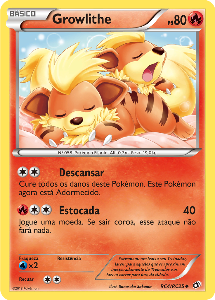 Growlithe #RC4 — Tesouros Lendários