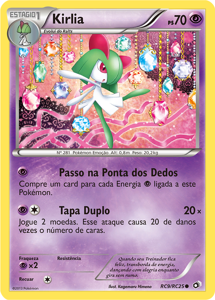 Kirlia #RC9 — Tesouros Lendários