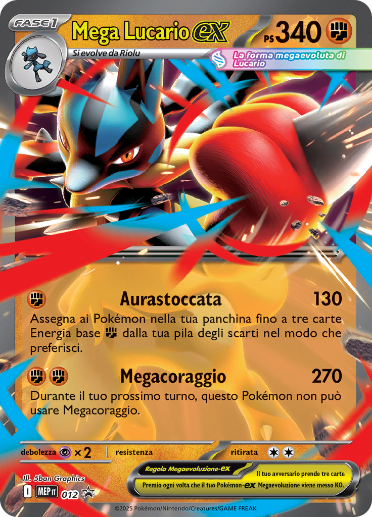 Mega Lucario ex #012