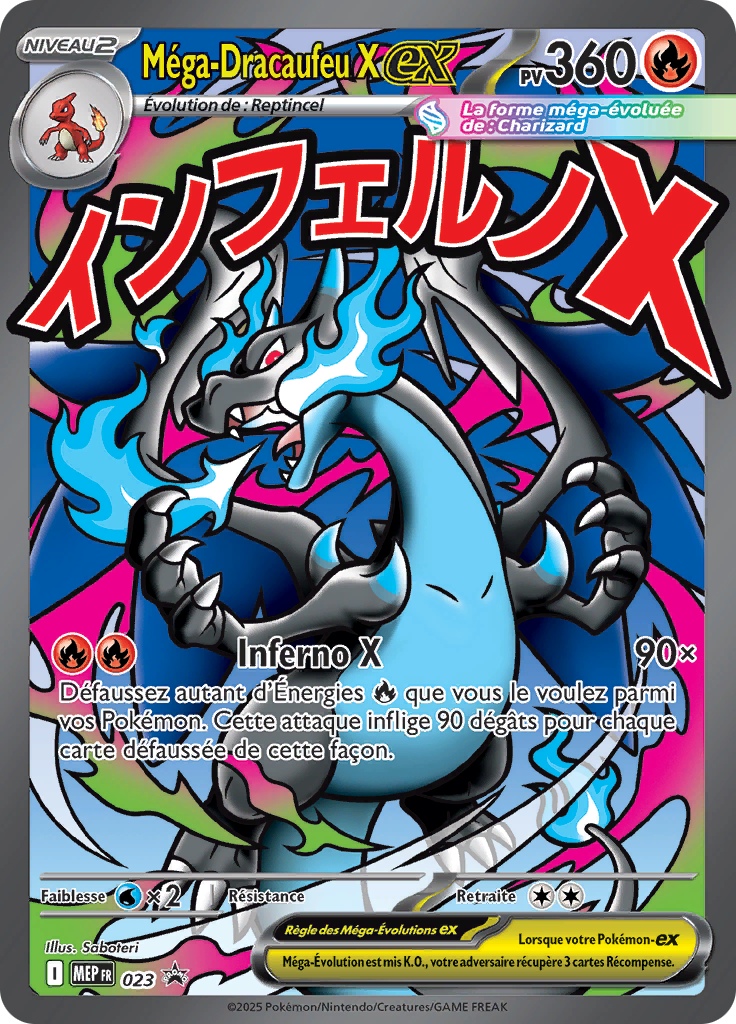 Mega Charizard X ex #023