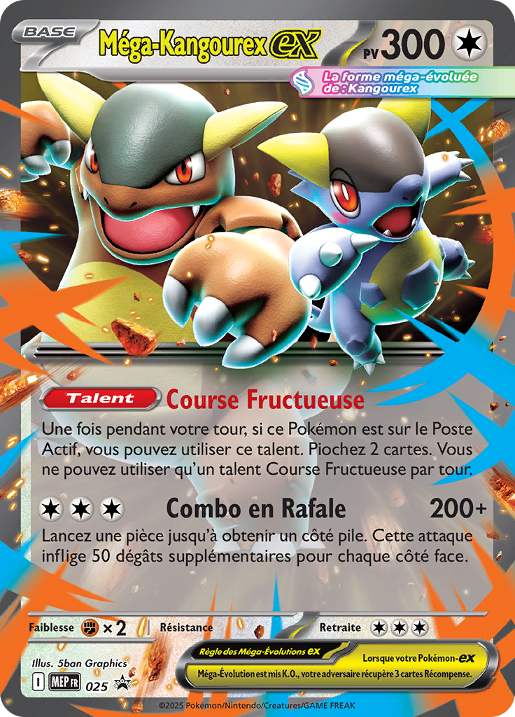Méga-Kangourex ex #025 — MEP Black Star Promos