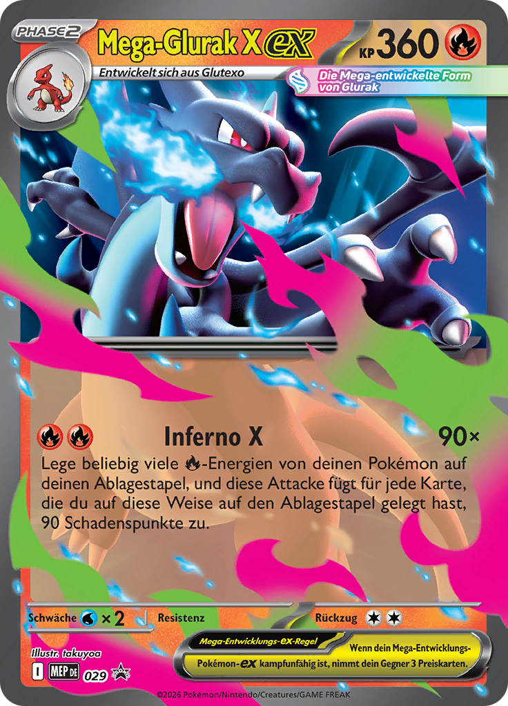 Mega-Glurak X ex #029