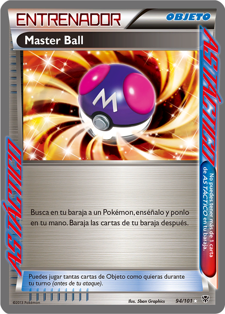 Master Ball #94 — Plasma Blast (Reverse Holo)