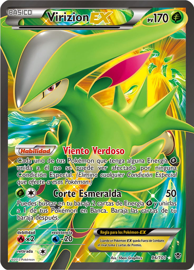 Virizion EX #96