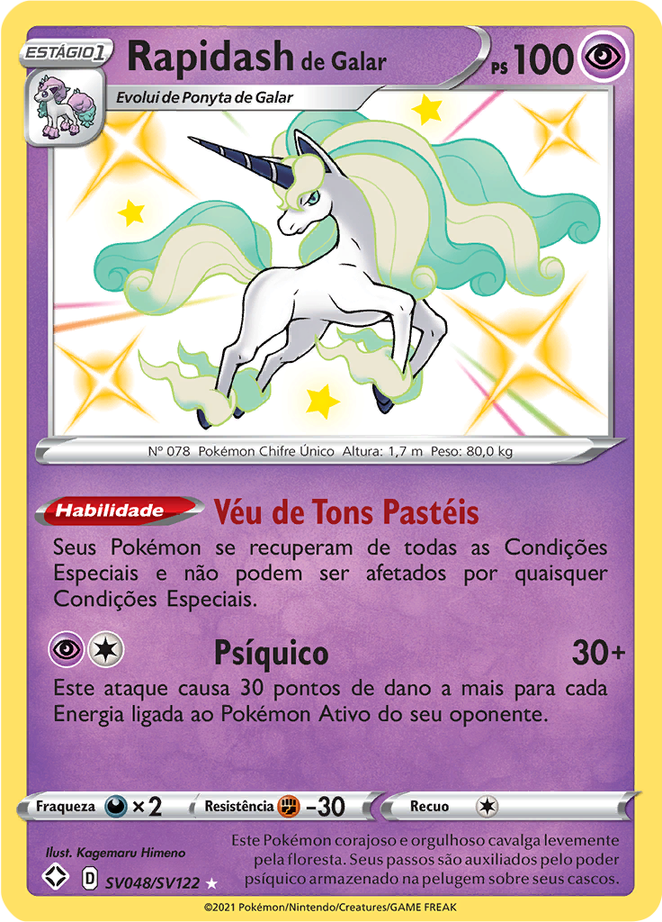 Rapidash de Galar #SV048