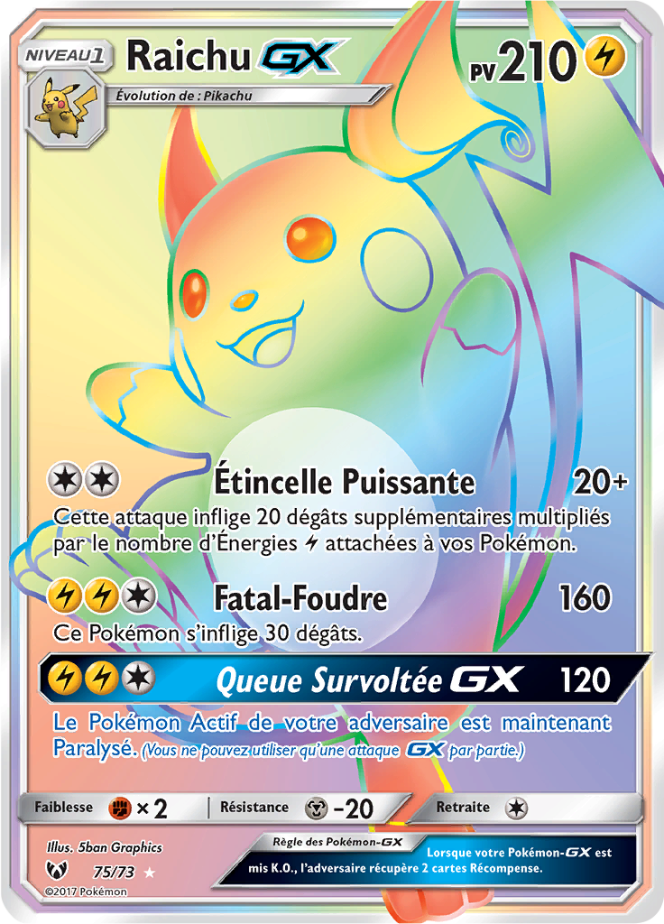 Raichu GX #75