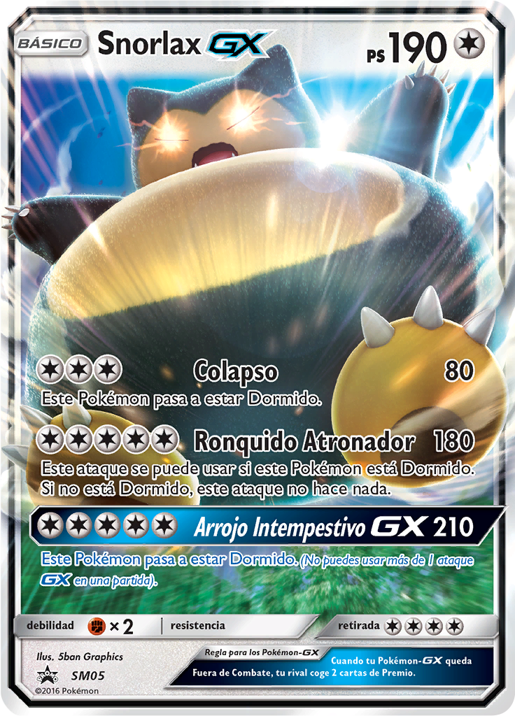 Snorlax GX #05 — SL Cartas de promoción