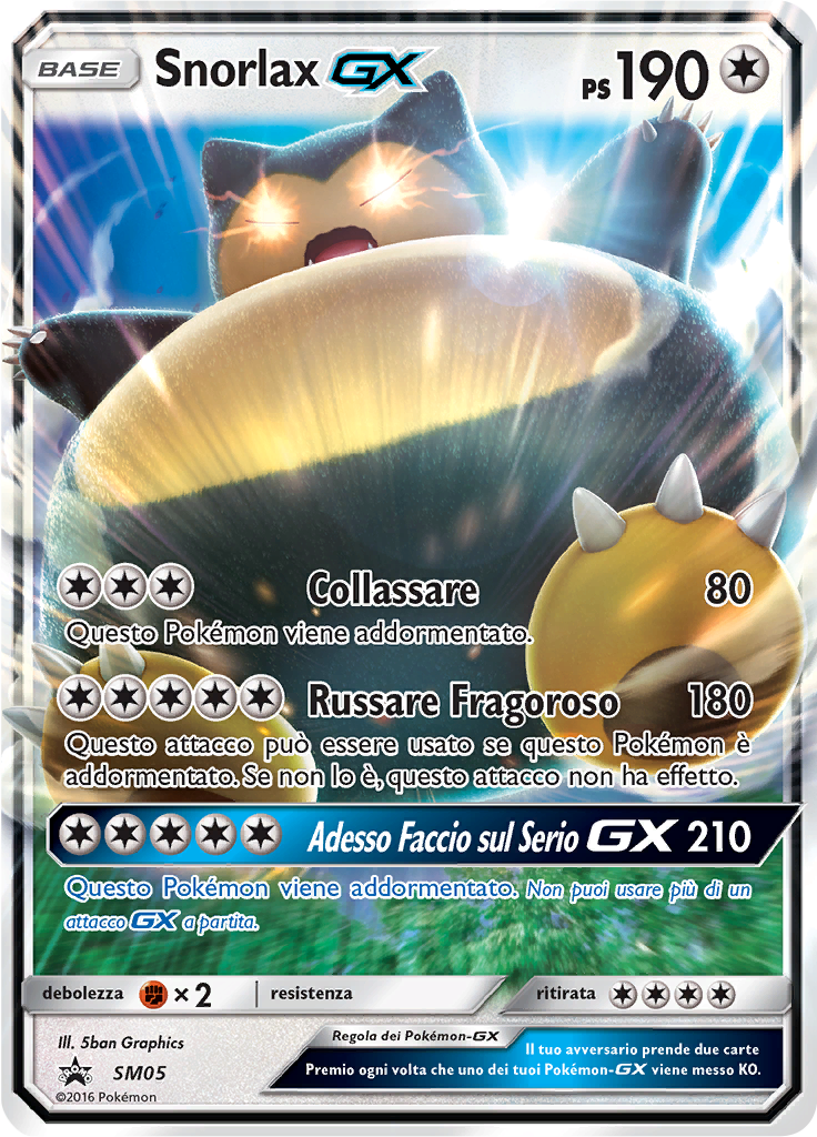 Snorlax GX #05 — SL Promo