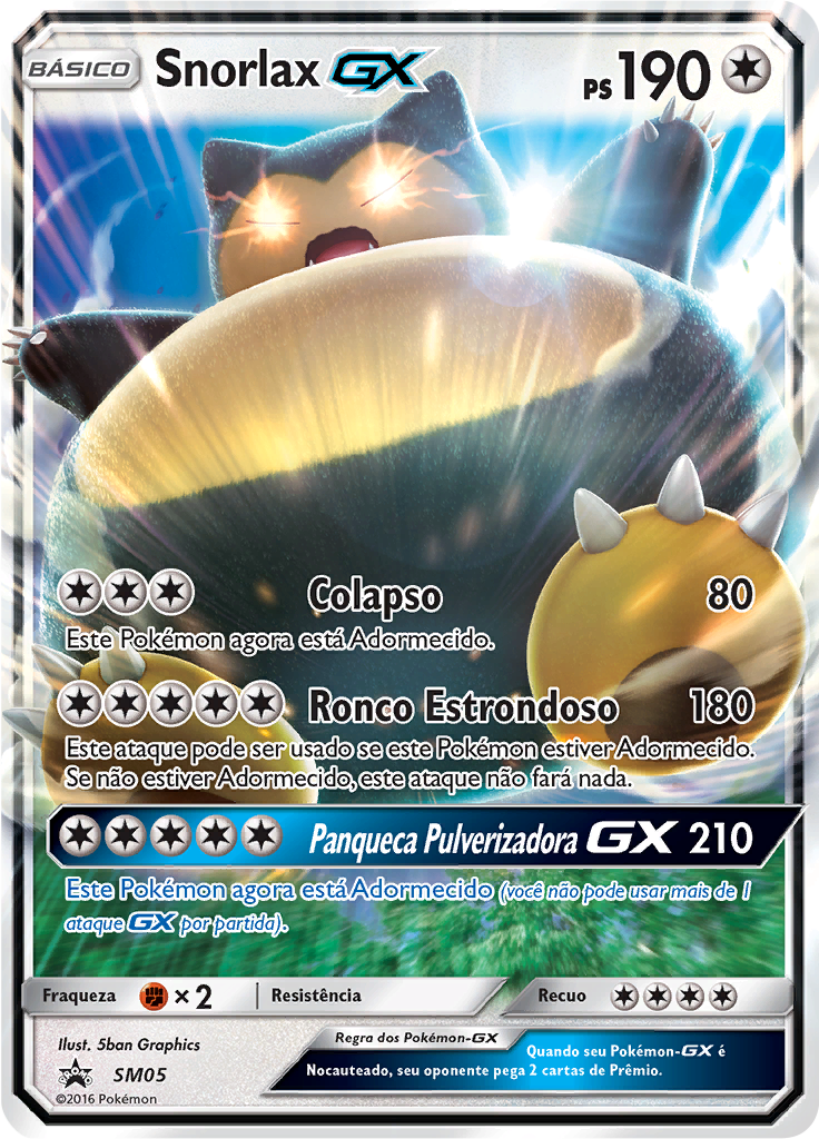 Snorlax GX #05 — Sol e Lua Promos