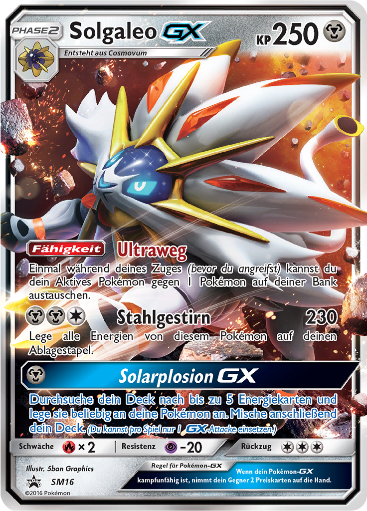 Solgaleo GX #16