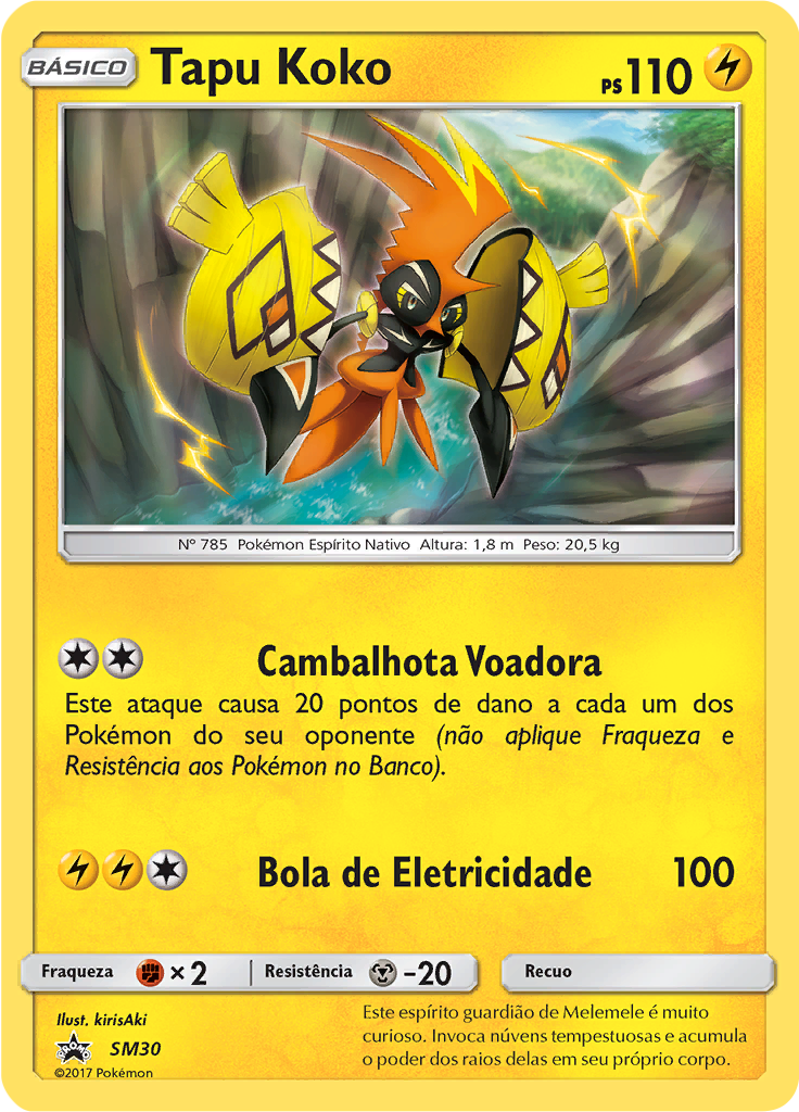 Tapu Koko #SM30 — Sol e Lua Promos