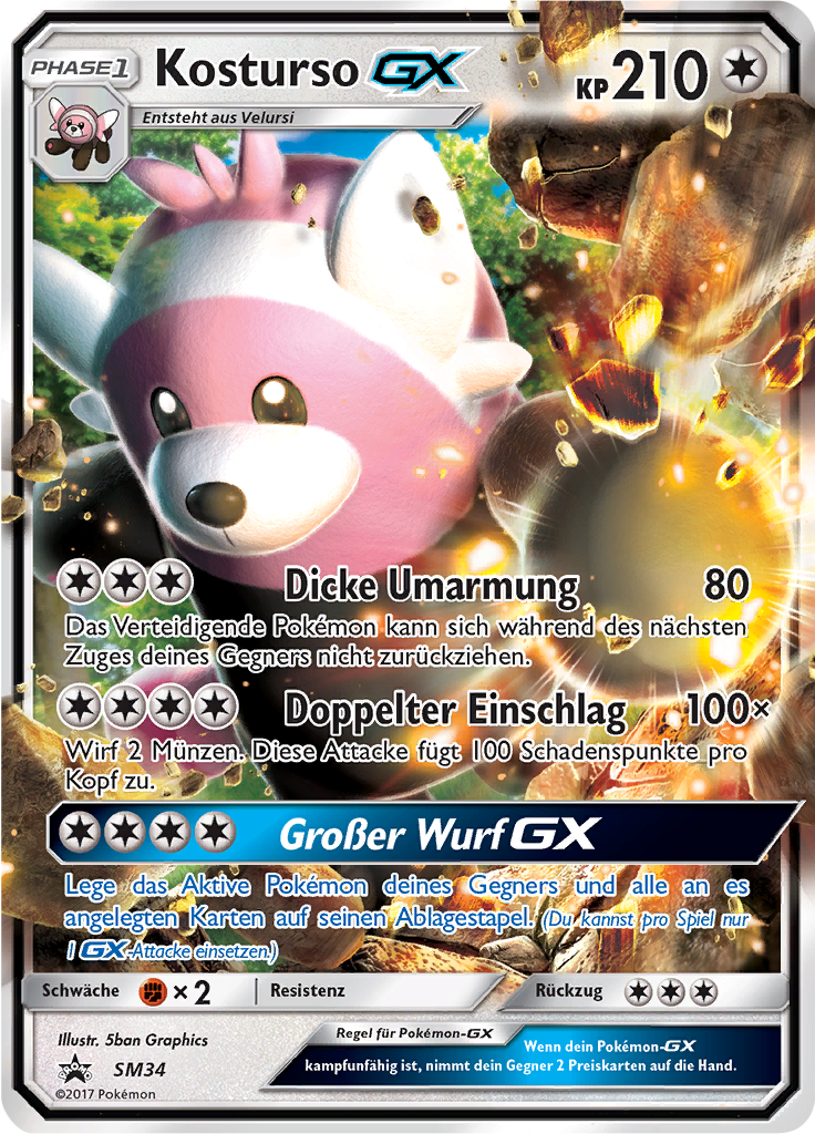 Kosturso GX #34 — SM Promokarten