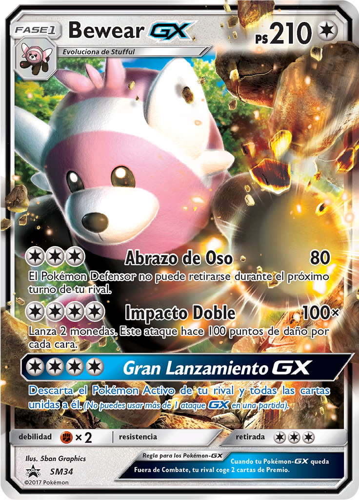 Bewear GX #34 — SL Cartas de promoción