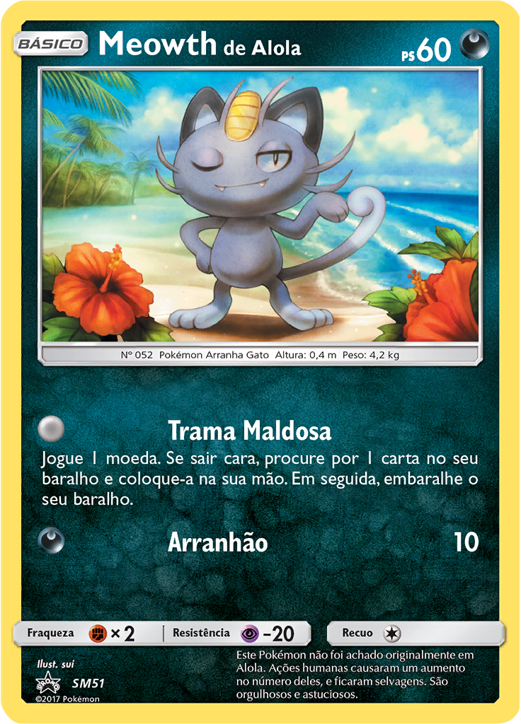 Meowth de Alola #51