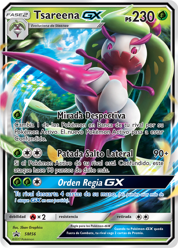 Tsareena GX #56 — SL Cartas de promoción