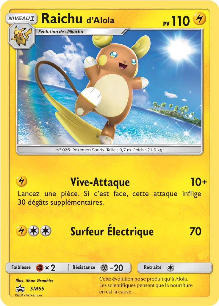 Raichu d’Alola #65