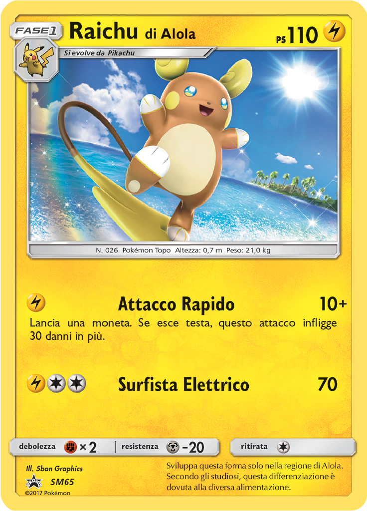 Raichu di Alola #65