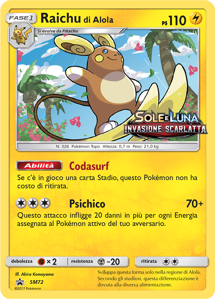Raichu di Alola #72