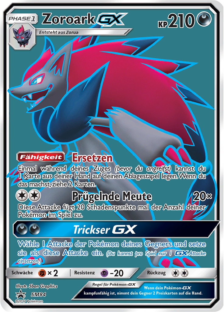 Zoroark GX #84 — SM Promokarten
