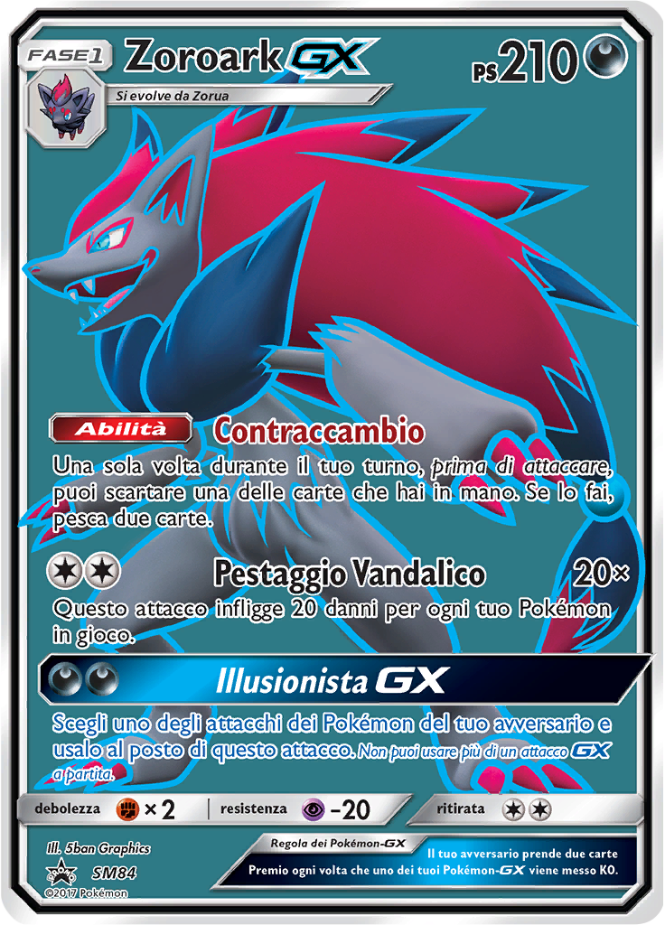 Zoroark GX #84 — SL Promo