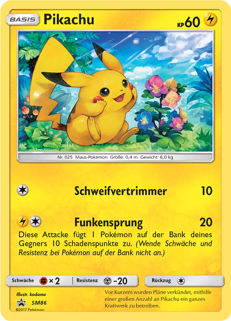 Pikachu #86 — SM Promokarten