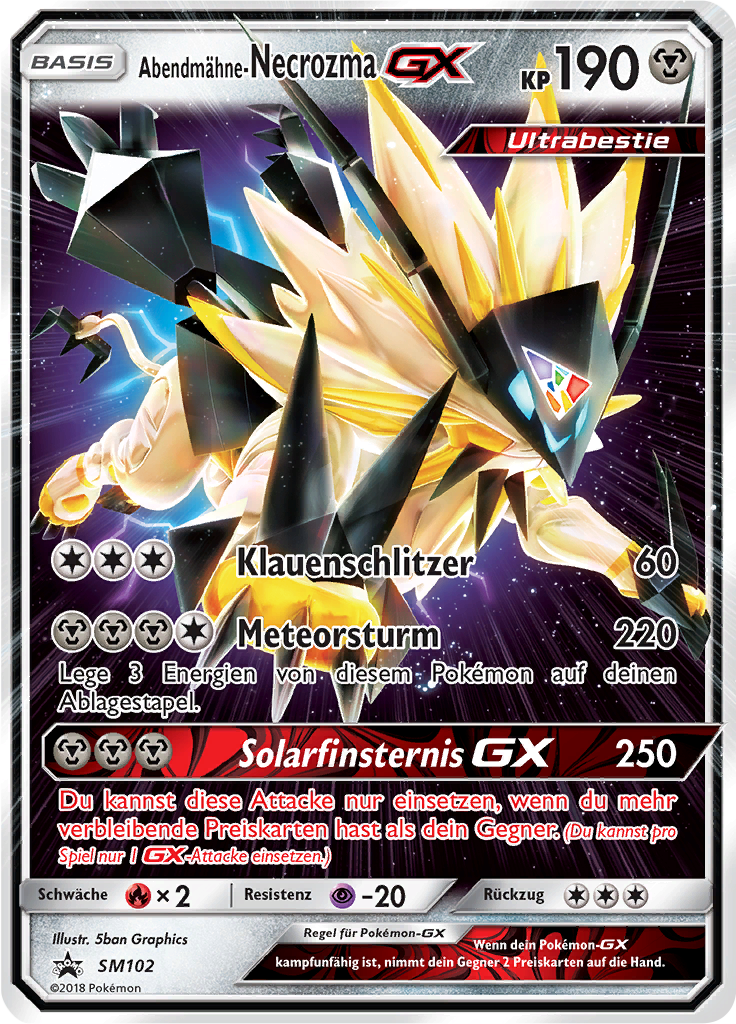 Abendmähne-Necrozma GX #102