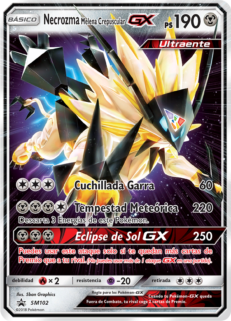 Necrozma Melena Crepuscular GX #102