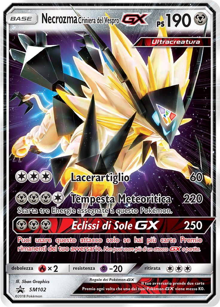 Necrozma Criniera del Vespro GX #102