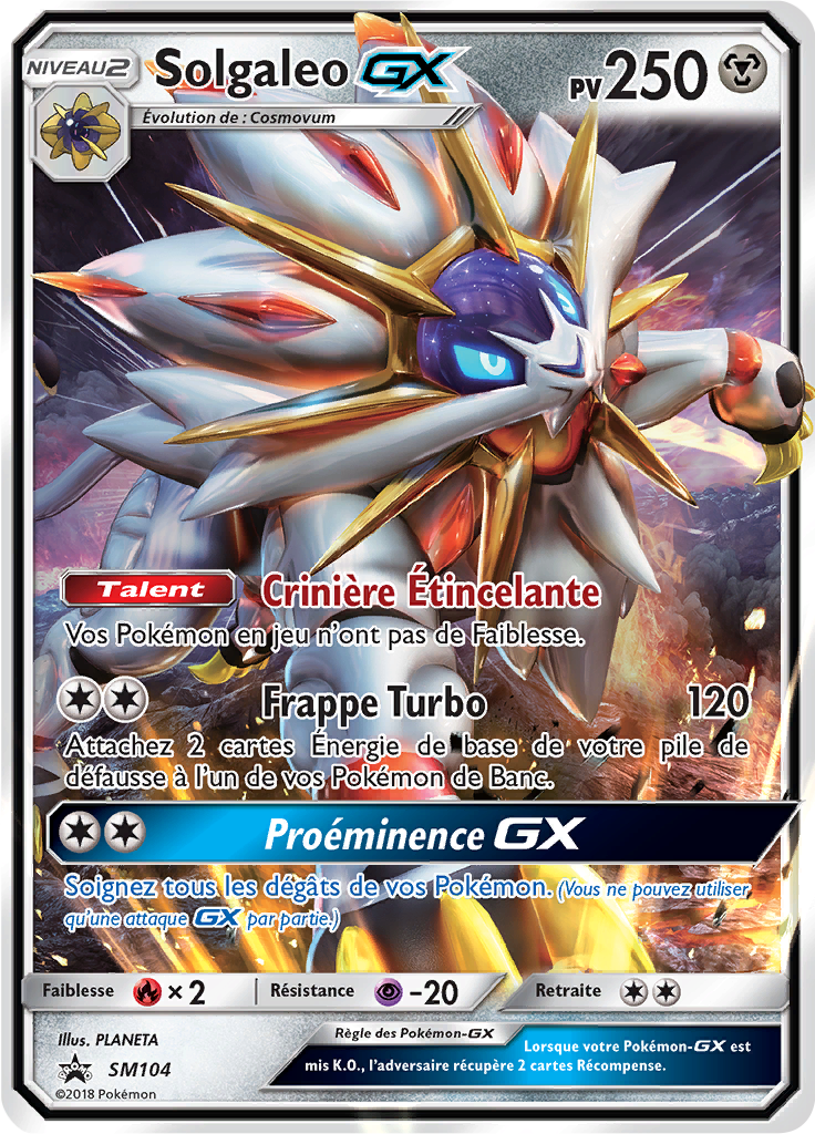 Solgaleo GX #SM104 — Promo SM