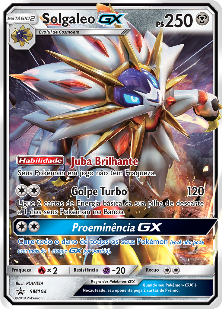 Solgaleo GX #SM104 — Sol e Lua Promos
