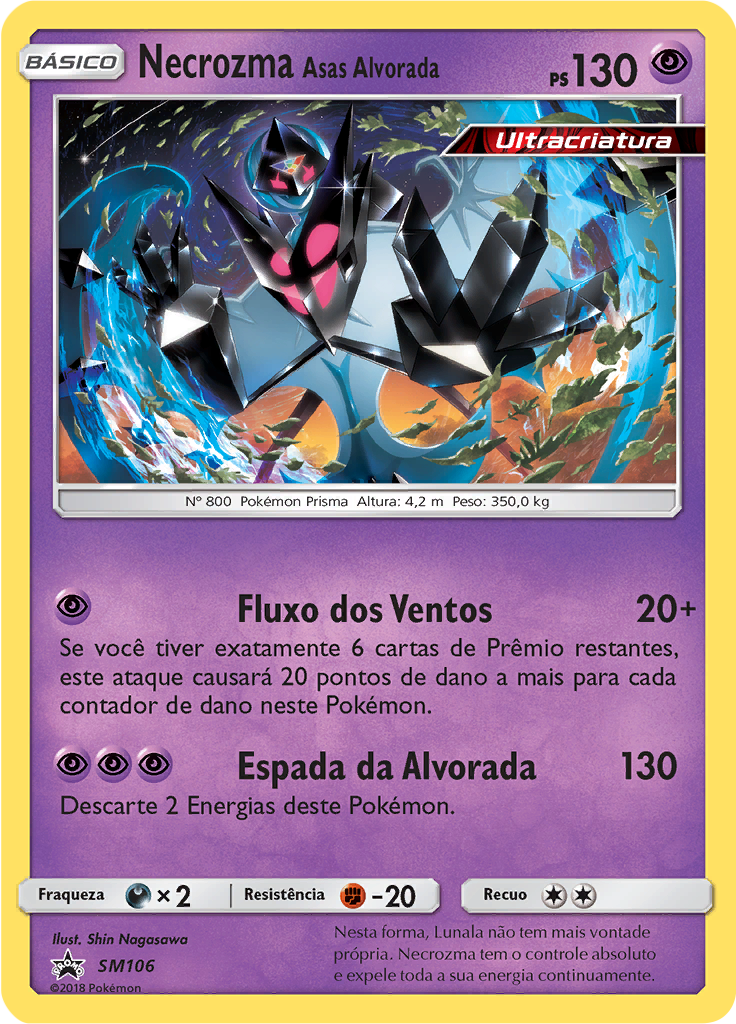 Necrozma Asas Alvorada #106 — Sol e Lua Promos
