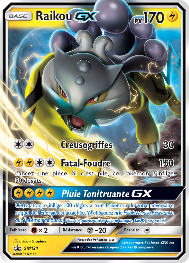 Raikou GX #121 — Promo SM