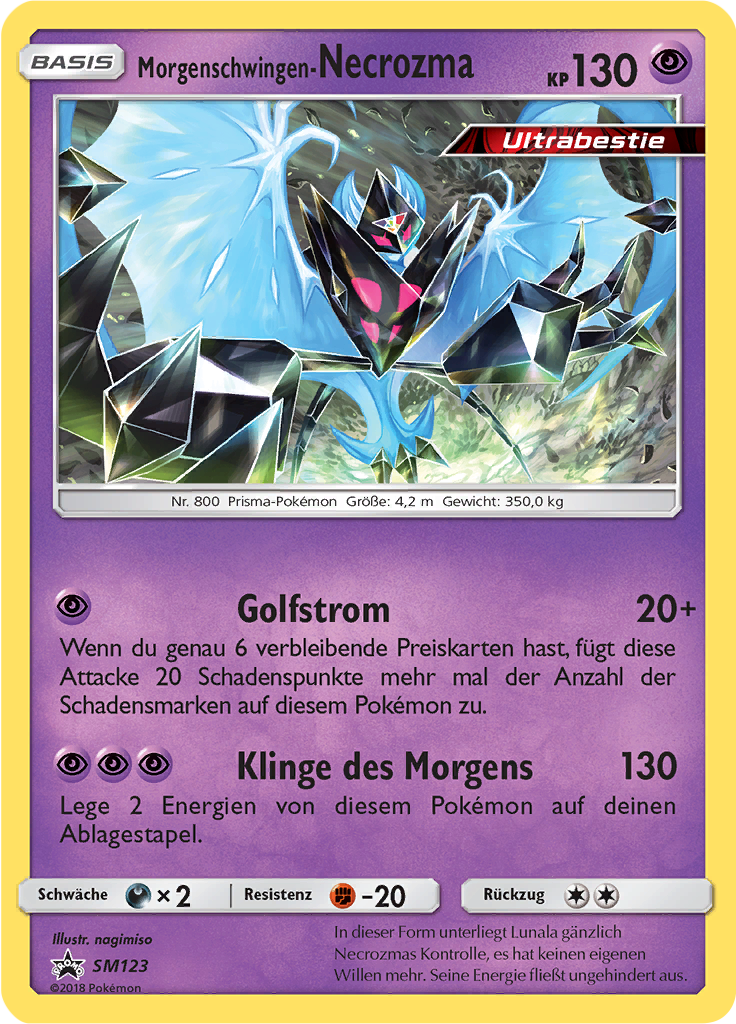 Morgenschwingen-Necrozma #123 — SM Promokarten