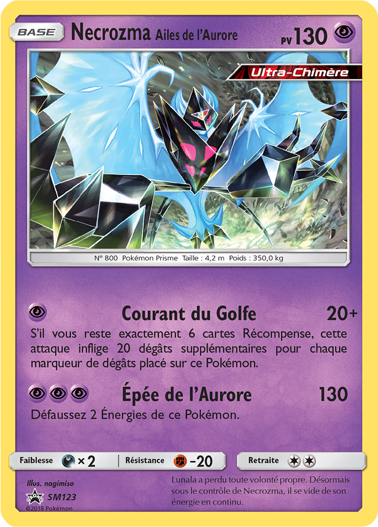 Necrozma Ailes de l’Aurore #123