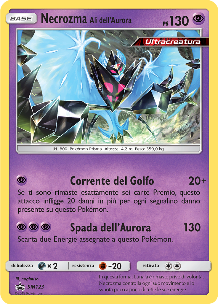 Necrozma Ali dell’Aurora #123