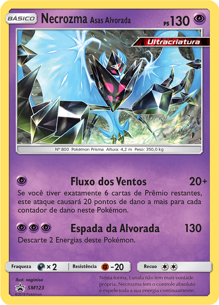 Necrozma Asas Alvorada #123