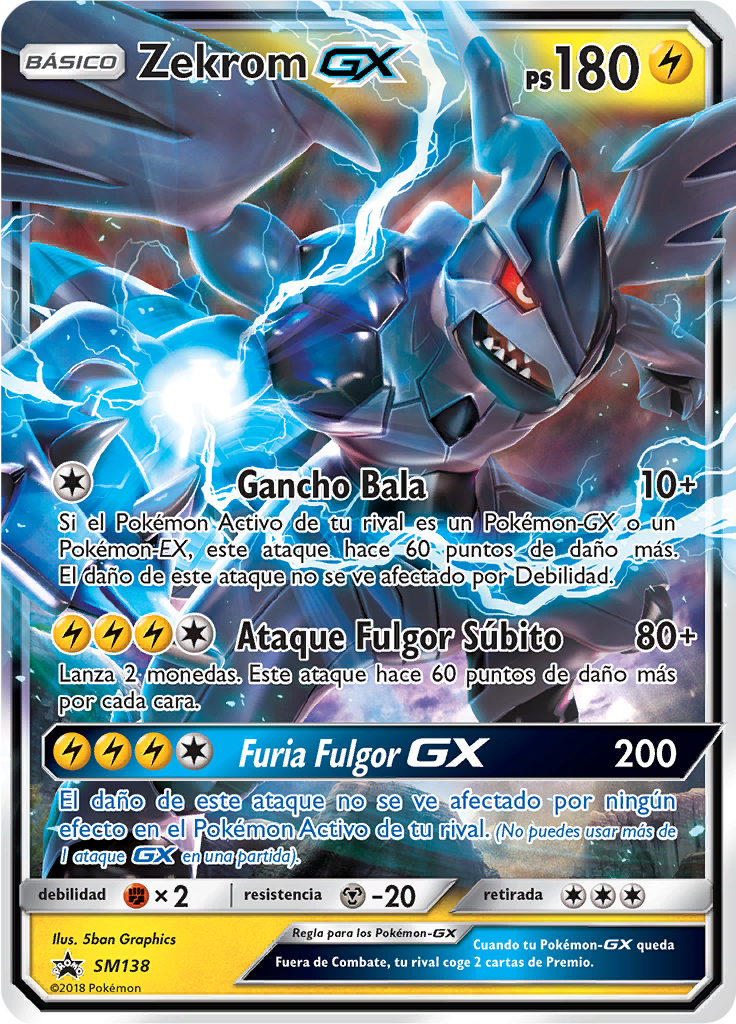 Zekrom GX #138 — SL Cartas de promoción