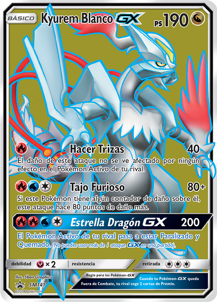 Kyurem Blanco GX #141