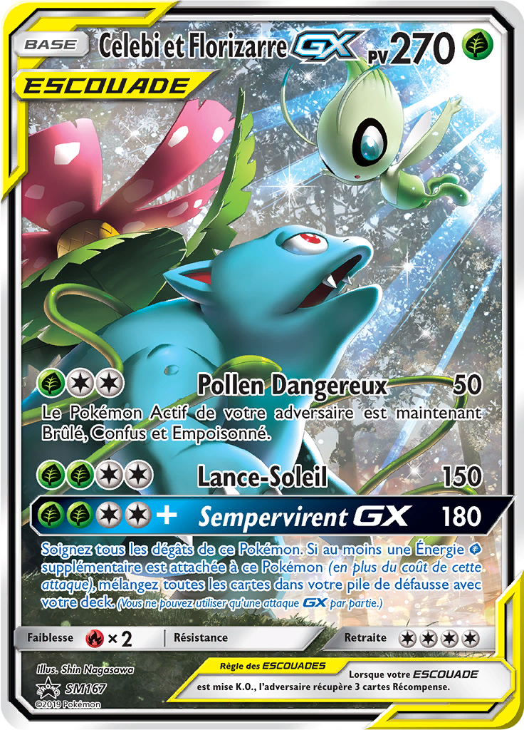 Celebi et Florizarre GX #167