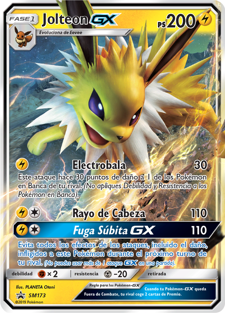 Jolteon GX #173 — SL Cartas de promoción