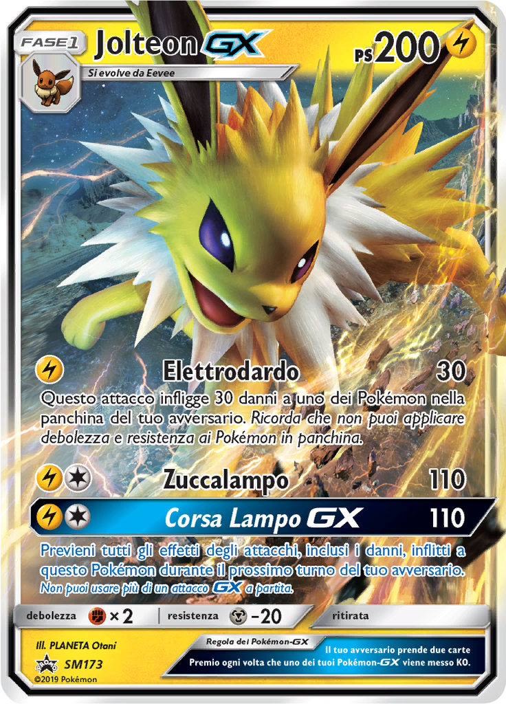 Jolteon GX #173 — SL Promo