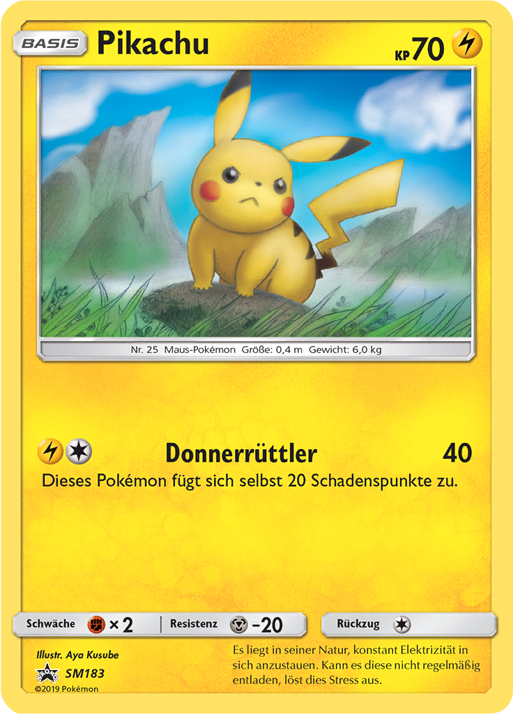 Pikachu #183 — SM Promokarten