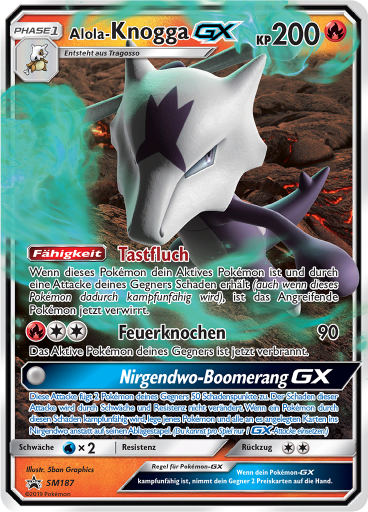 Alola-Knogga GX #187 — SM Promokarten