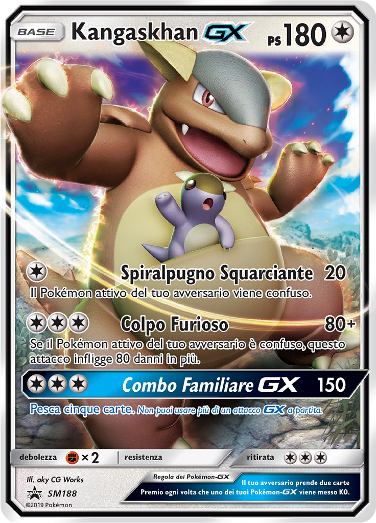 Kangaskhan GX #188 — SL Promo