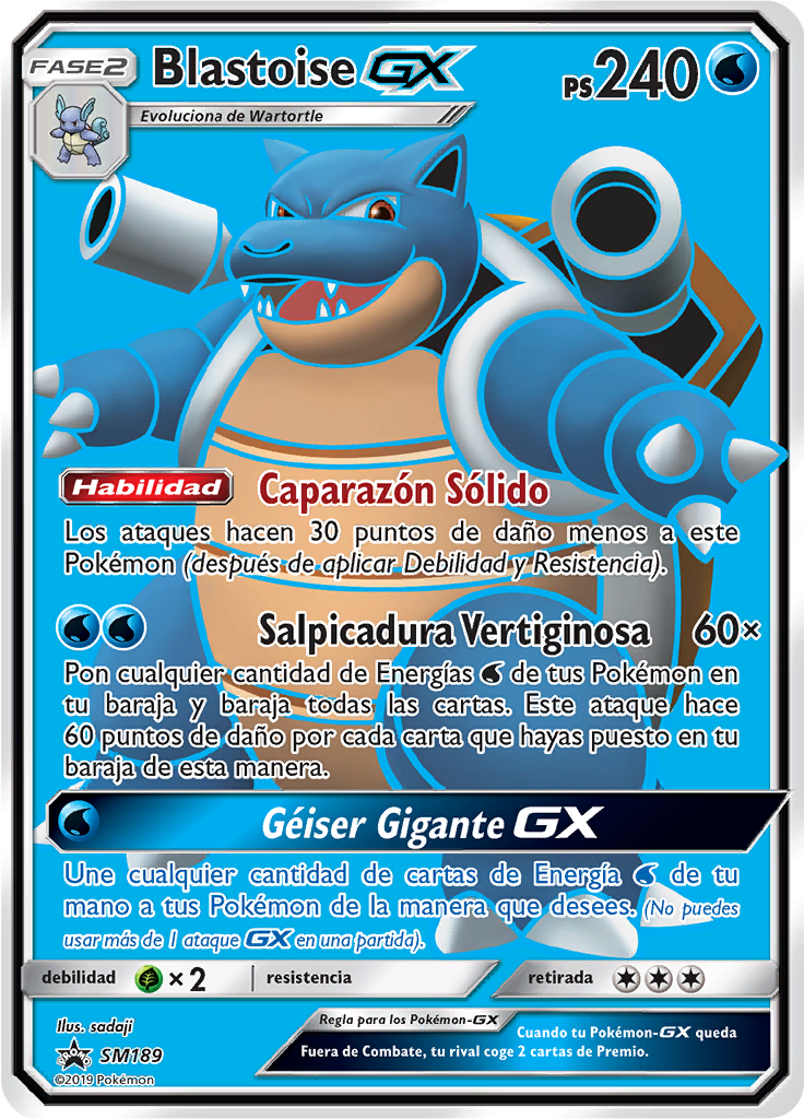 Blastoise GX #189