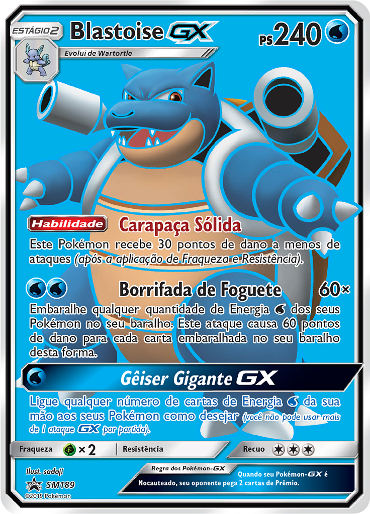 Blastoise GX #189