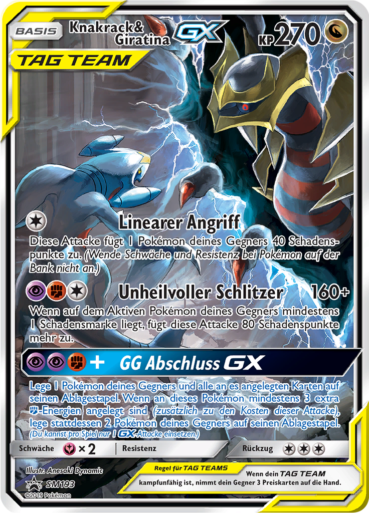 Knakrack & Giratina GX #193
