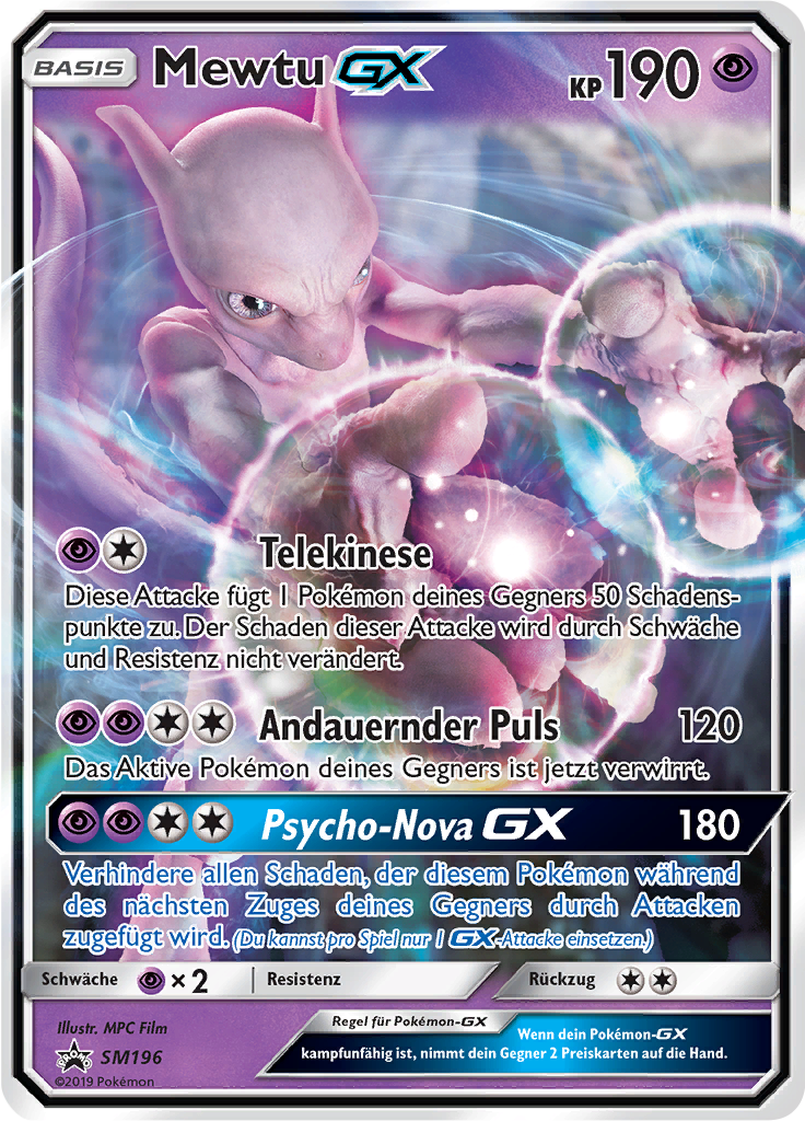 Mewtu-GX #196