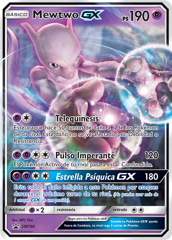 Mewtwo GX #196