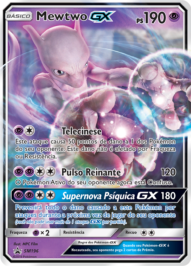 Mewtwo GX #196